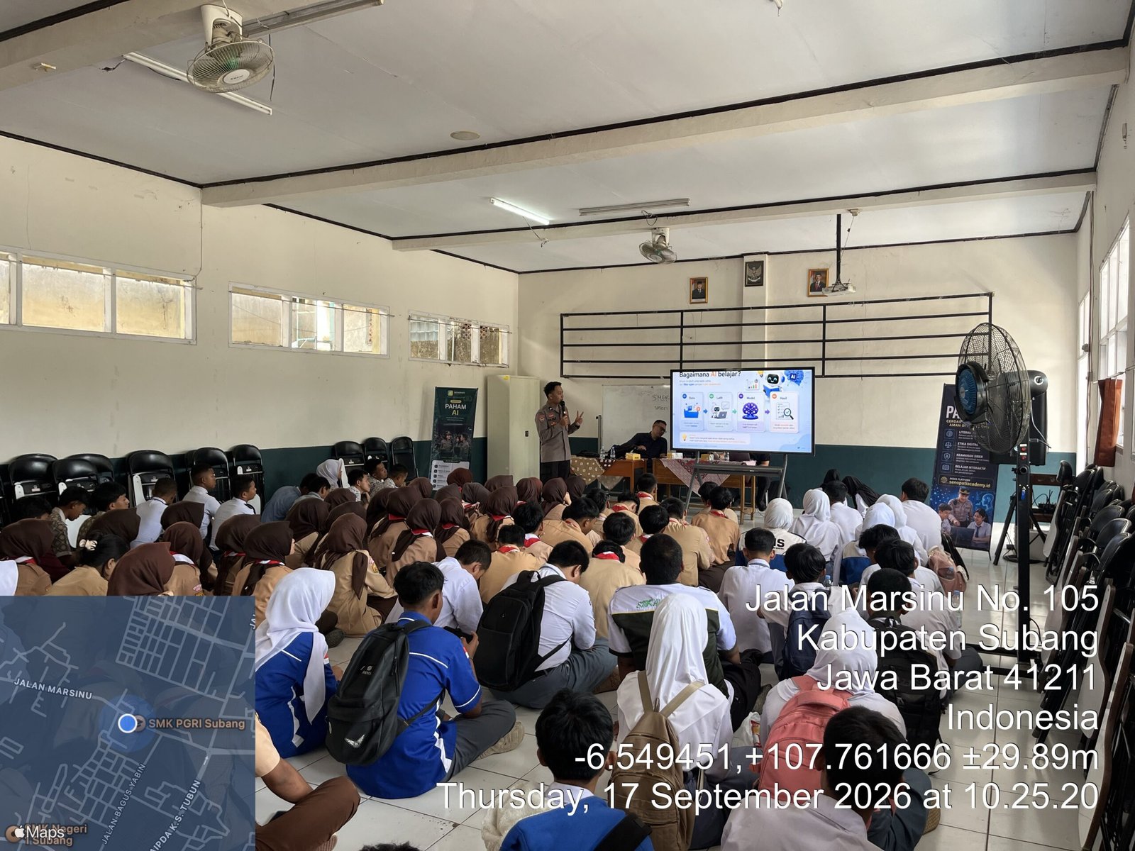 Polres Subang Berikan Edukasi Paham AI kepada Siswa SMA/SMK Swasta